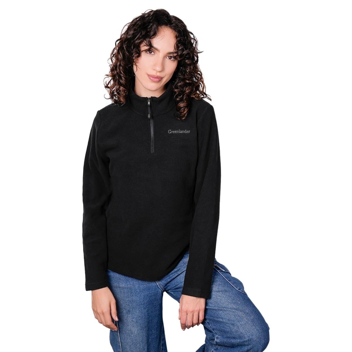 Sudadera fleece para mujer de medio cierre Greenlander - Greenlander