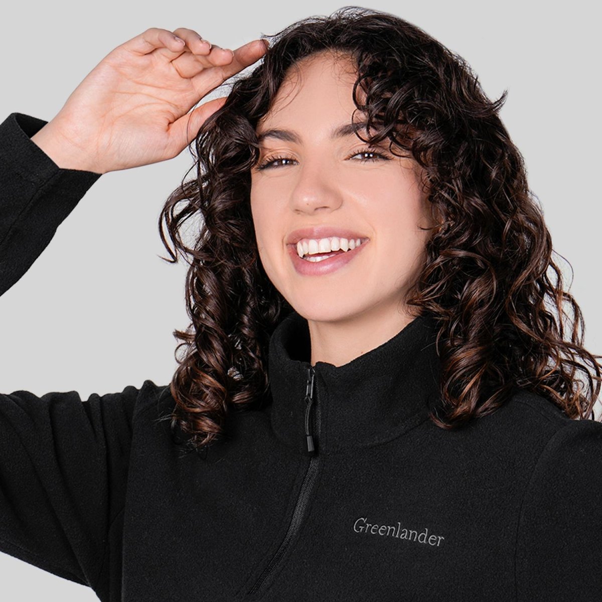 Sudadera fleece para mujer de medio cierre Greenlander - Greenlander