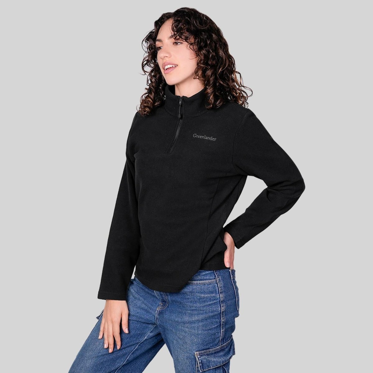 Sudadera fleece para mujer de medio cierre Greenlander - Greenlander