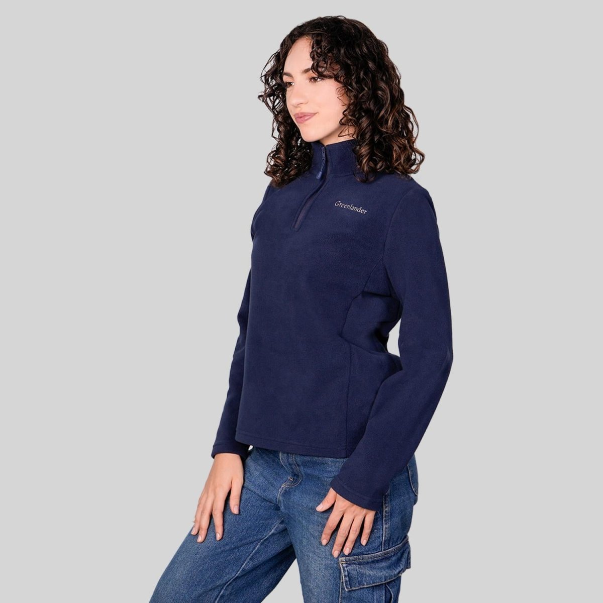 Sudadera fleece para mujer de medio cierre Greenlander - Greenlander
