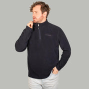 Sudadera fleece plus size para hombre de medio cierre Greenlander - Greenlander