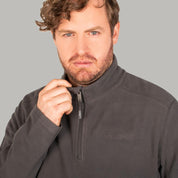 Sudadera fleece plus size para hombre de medio cierre Greenlander - Greenlander