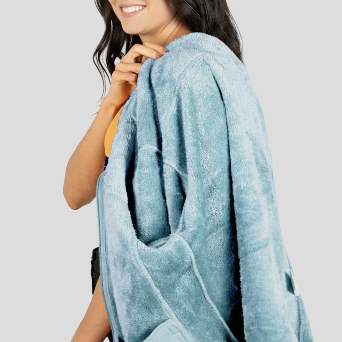 Sudadera Fleece Plus Size Para Mujer cuello alto Greenlander - Greenlander