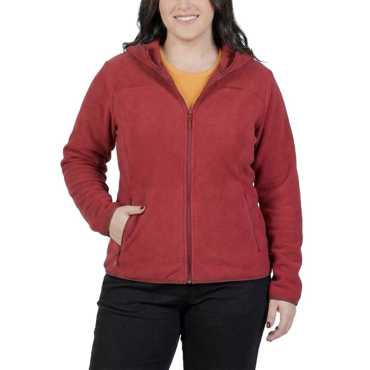 Sudadera Fleece Plus Size Para Mujer cuello alto Greenlander - Greenlander