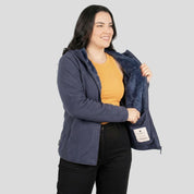 Sudadera Fleece Plus Size Para Mujer cuello alto Greenlander - Greenlander