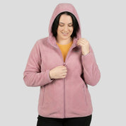 Sudadera Fleece Plus Size Para Mujer cuello alto Greenlander - Greenlander