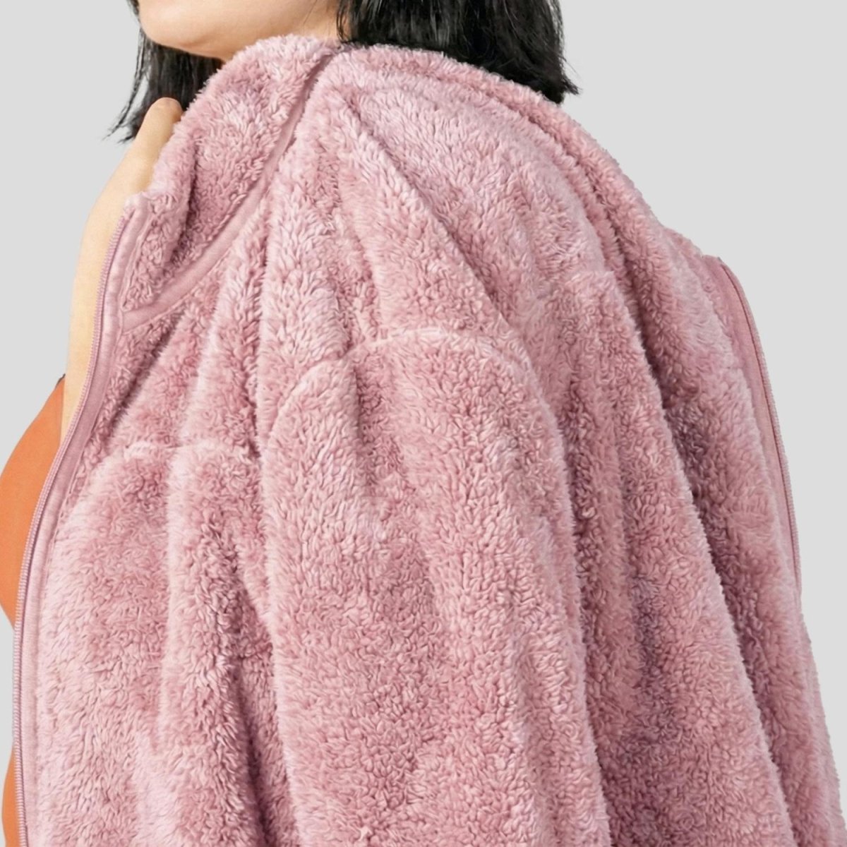 Sudadera Fleece Plus Size Para Mujer cuello alto Greenlander - Greenlander