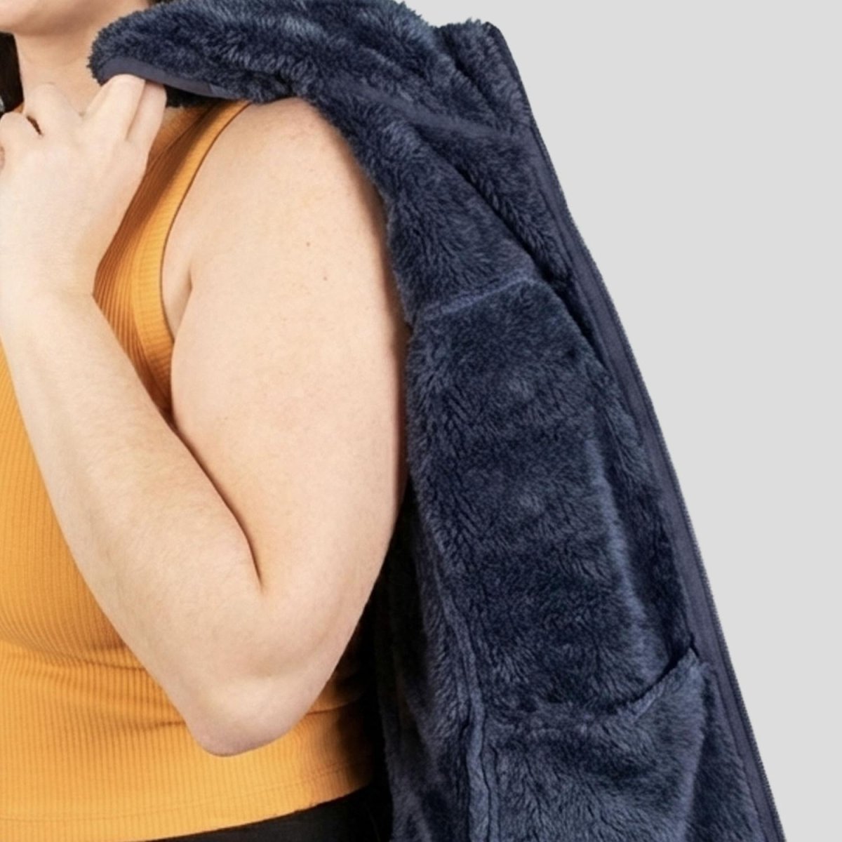 Sudadera Fleece Plus Size Para Mujer cuello alto Greenlander - Greenlander