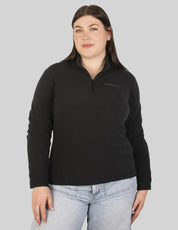 Sudadera fleece plus size para mujer de medio cierre Greenlander - Greenlander
