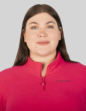 Sudadera fleece plus size para mujer de medio cierre Greenlander - Greenlander