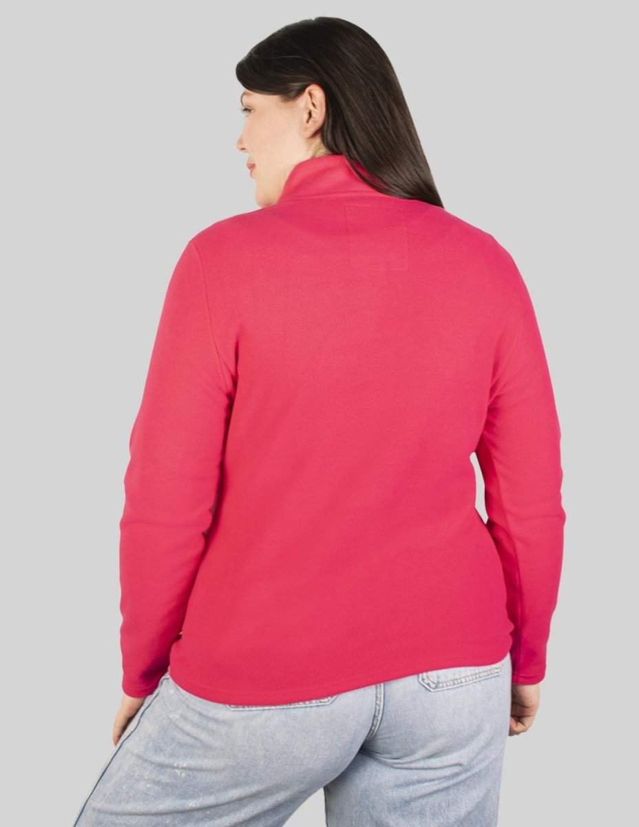 Sudadera fleece plus size para mujer de medio cierre Greenlander - Greenlander