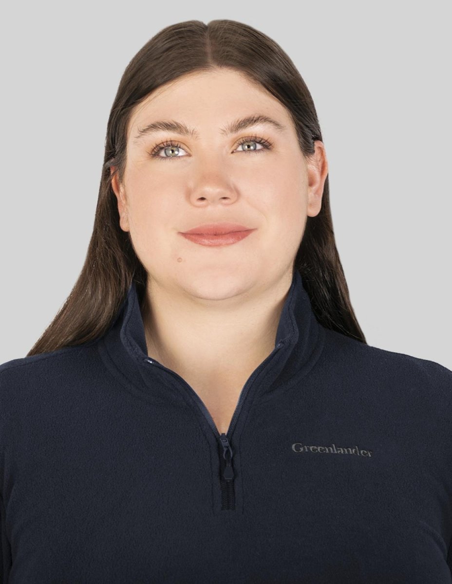 Sudadera fleece plus size para mujer de medio cierre Greenlander - Greenlander