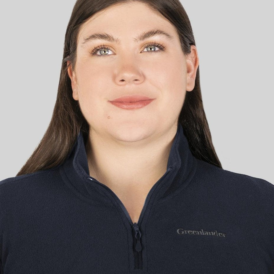 Sudadera fleece plus size para mujer de medio cierre Greenlander - Greenlander