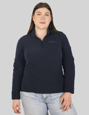 Sudadera fleece plus size para mujer de medio cierre Greenlander - Greenlander