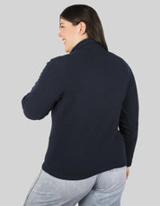Sudadera fleece plus size para mujer de medio cierre Greenlander - Greenlander