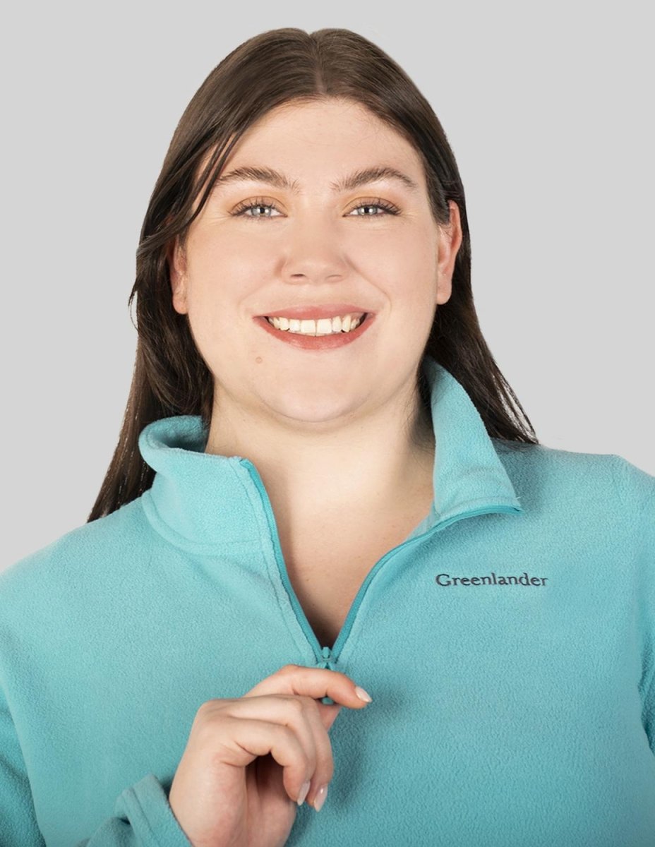 Sudadera fleece plus size para mujer de medio cierre Greenlander - Greenlander