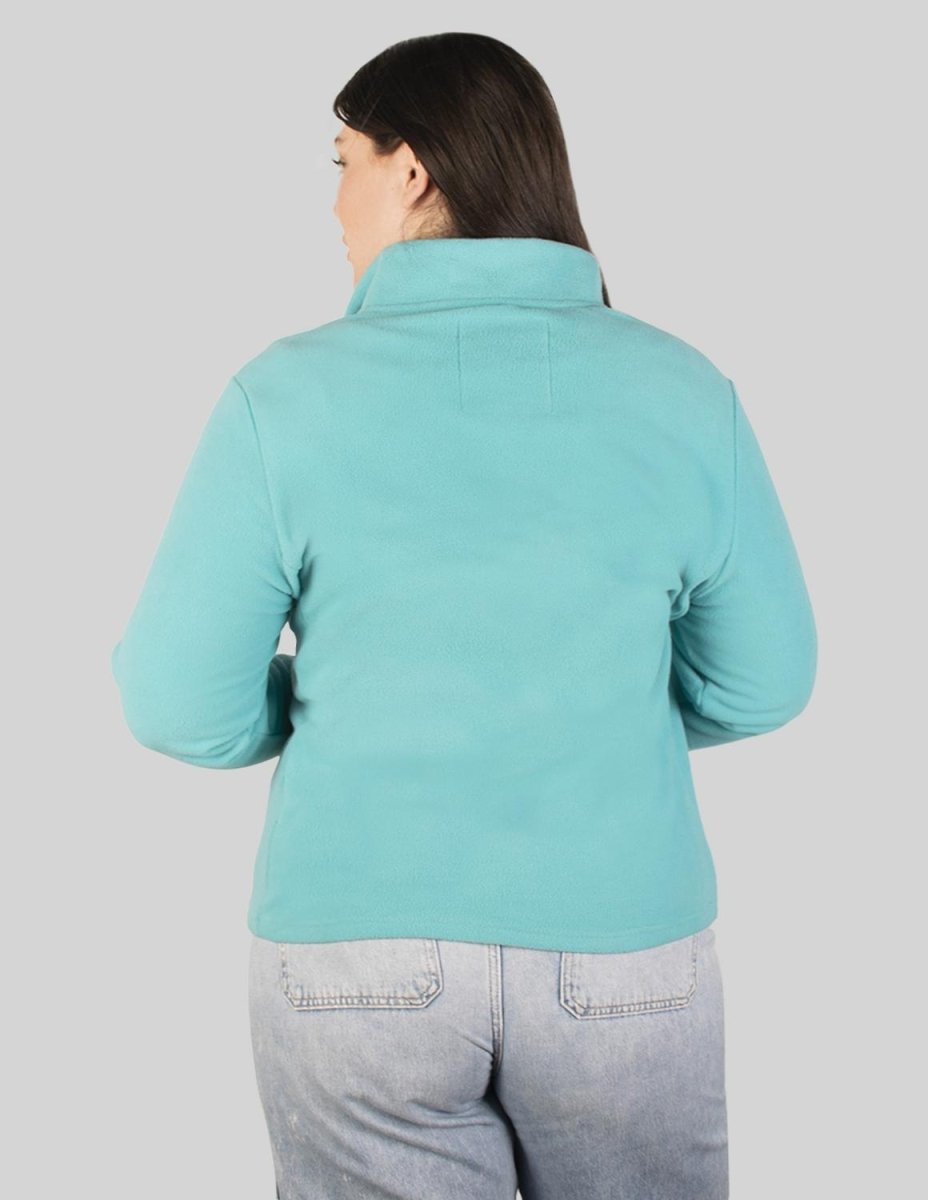Sudadera fleece plus size para mujer de medio cierre Greenlander - Greenlander