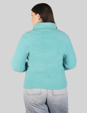Sudadera fleece plus size para mujer de medio cierre Greenlander - Greenlander
