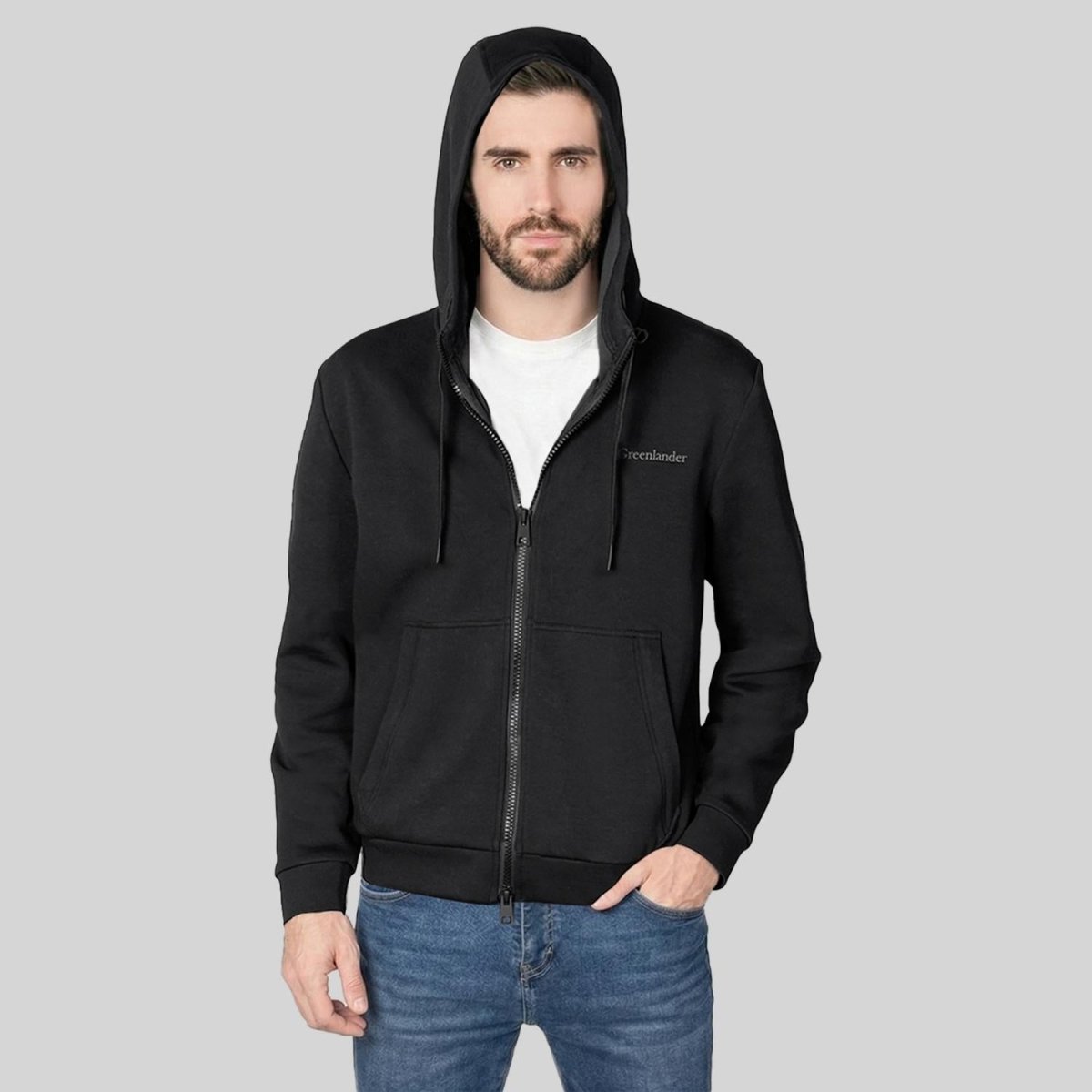 Sudadera Greenlander Capucha y Bolsillos Hombre - Greenlander