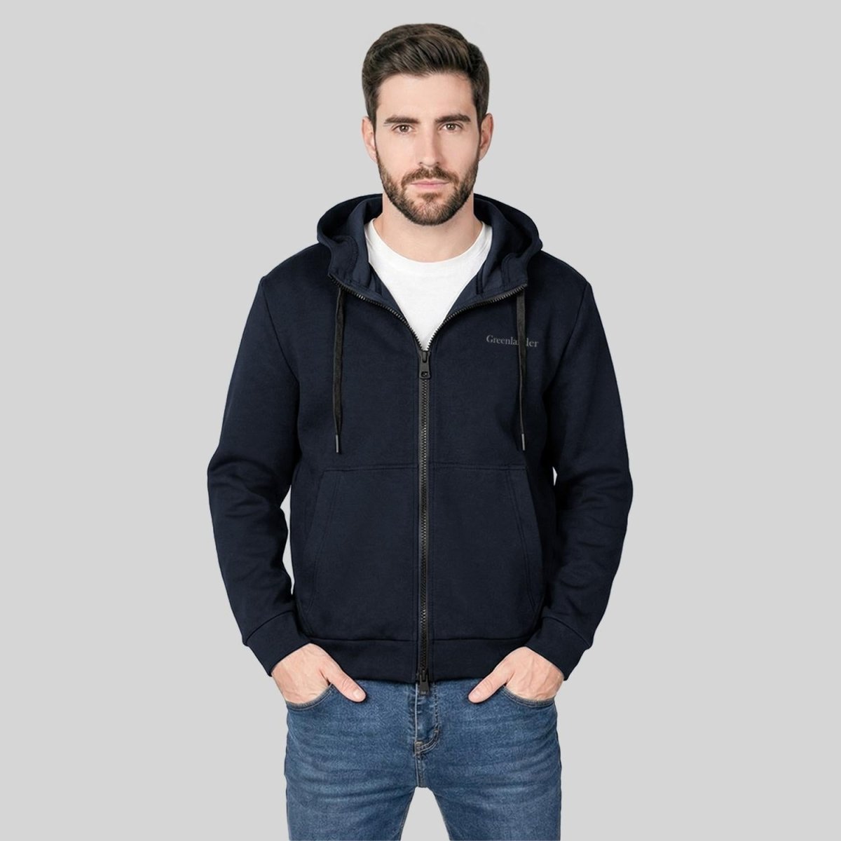 Sudadera Greenlander Capucha y Bolsillos Hombre - Greenlander