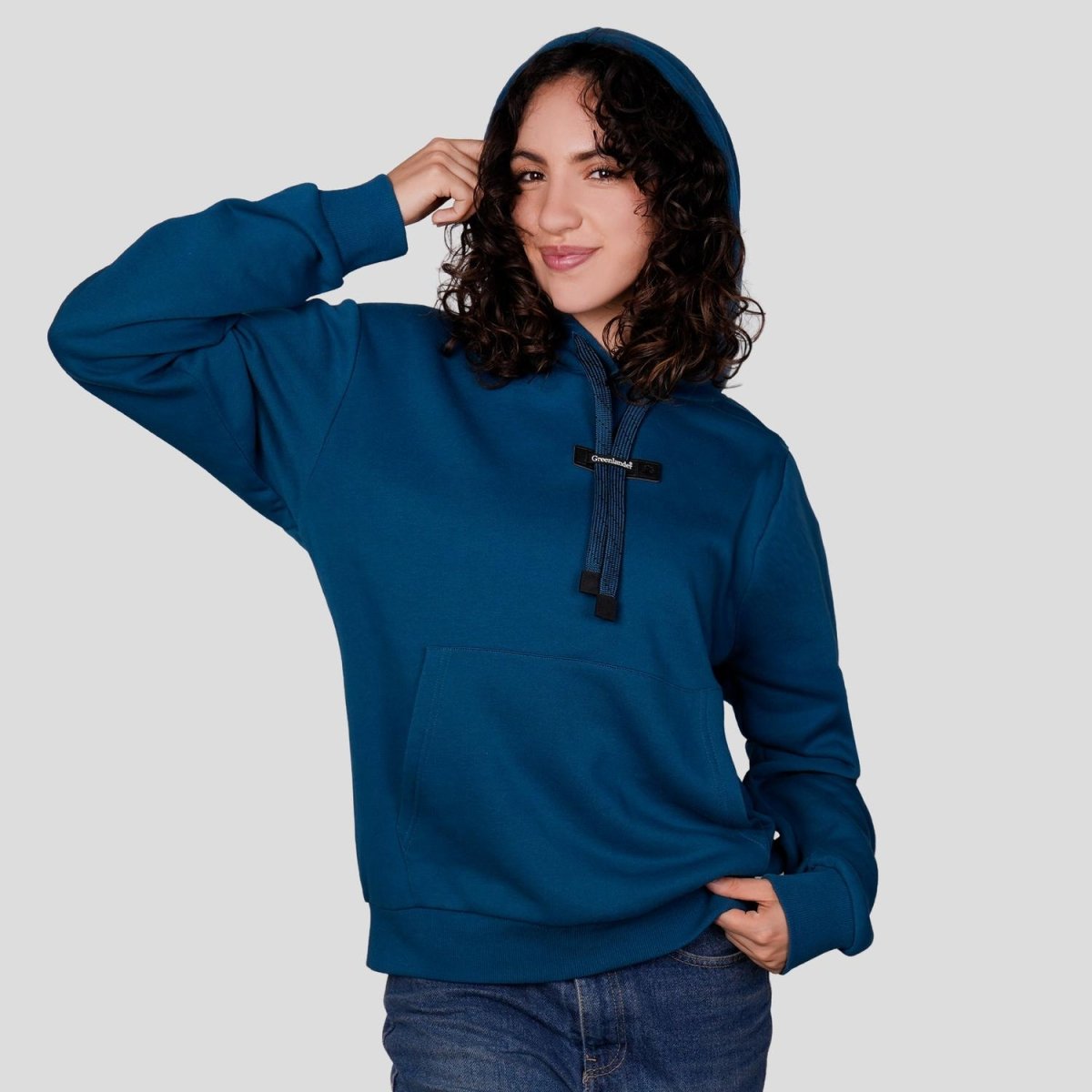Sudadera Greenlander Con Gorro Hoodie Casual Para Mujer - Greenlander