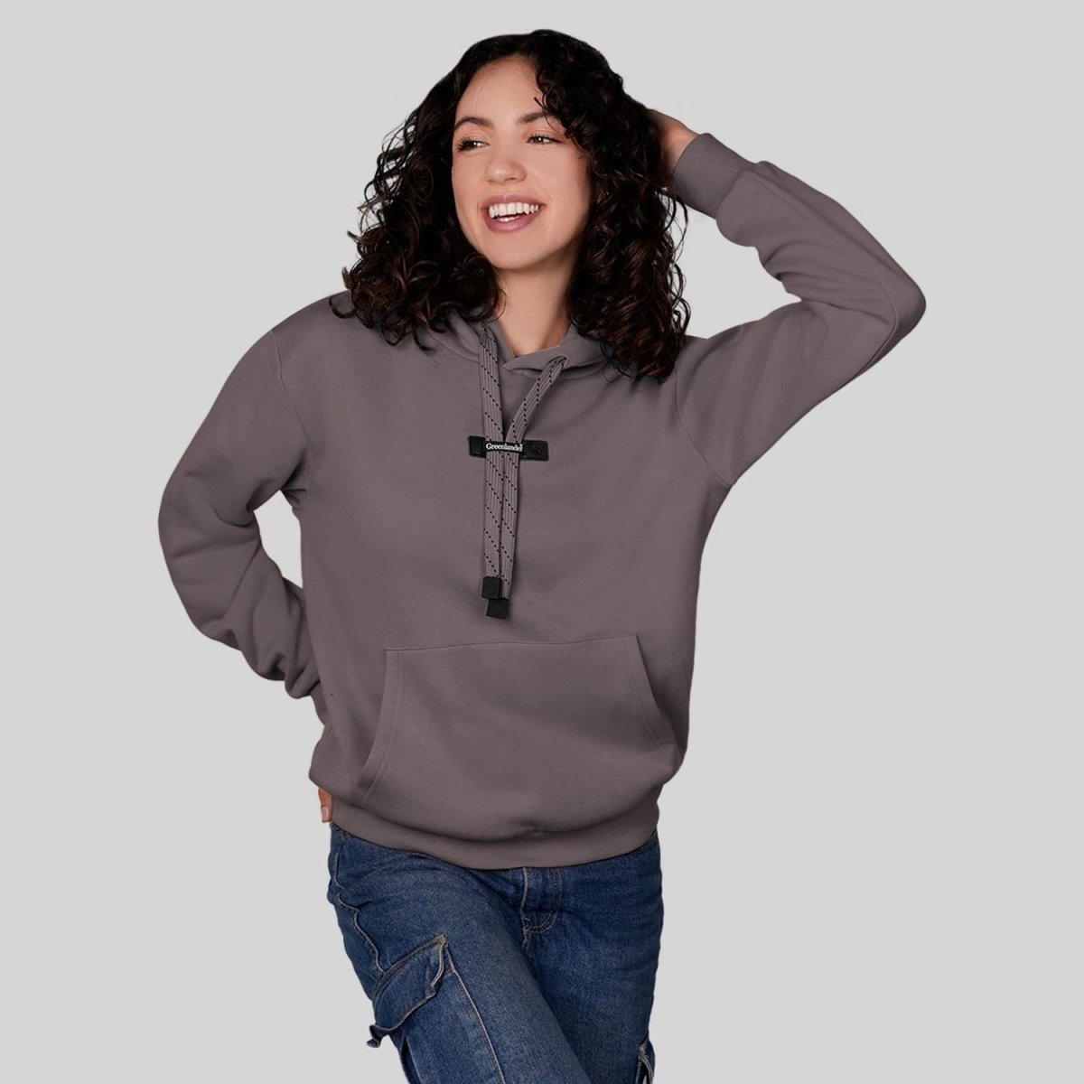 Sudadera Greenlander Con Gorro Hoodie Casual Para Mujer - Greenlander
