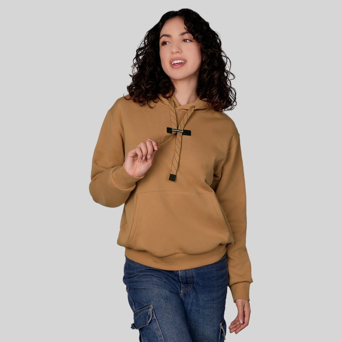 Sudadera Greenlander Con Gorro Hoodie Casual Para Mujer - Greenlander