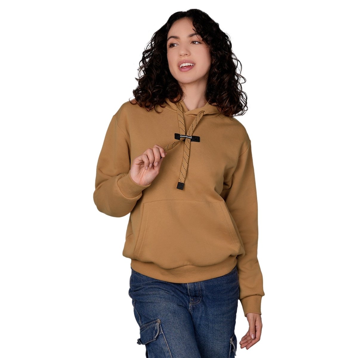 Sudadera Greenlander Con Gorro Hoodie Casual Para Mujer - Greenlander