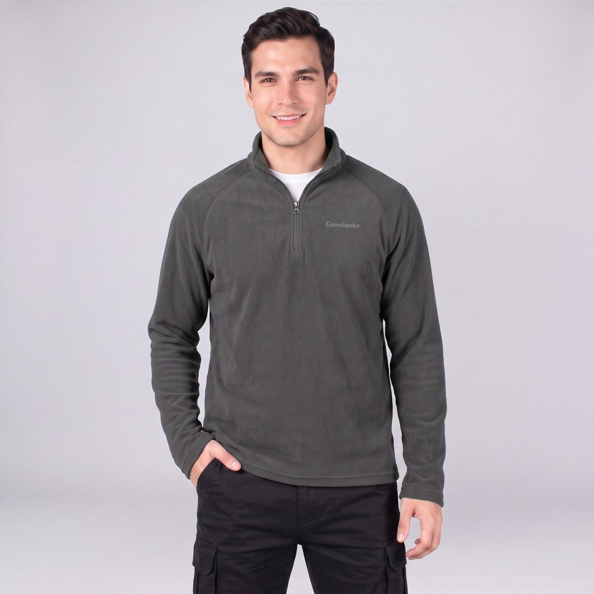 Sudadera Greenlander Fleece de Medio Cierre Hombre - Greenlander