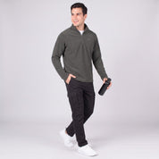 Sudadera Greenlander Fleece de Medio Cierre Hombre - Greenlander