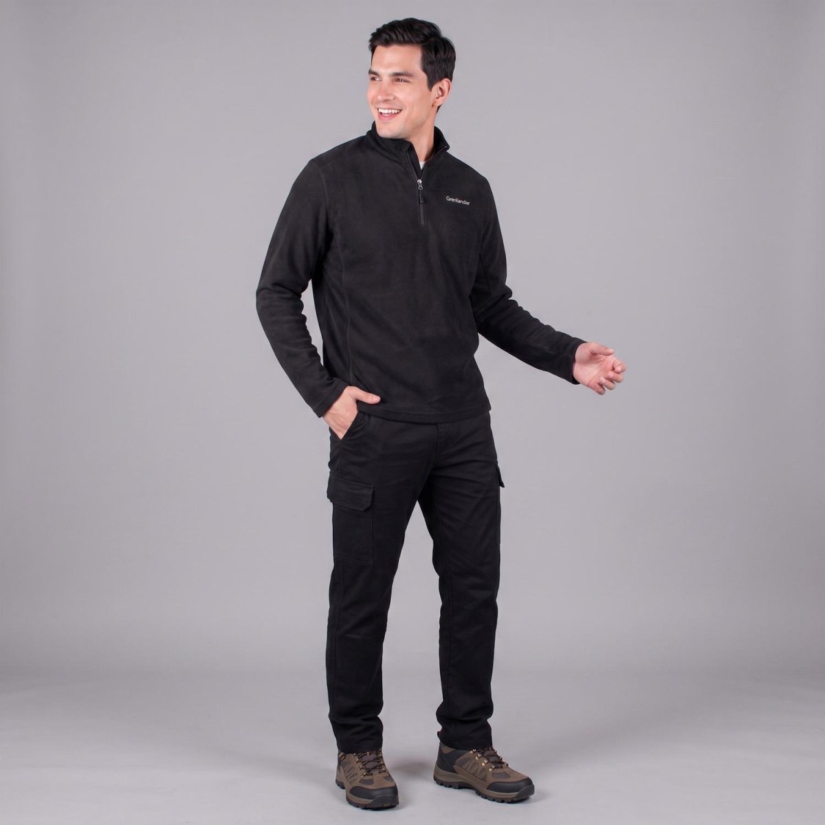 Sudadera Greenlander Fleece de Medio Cierre Hombre - Greenlander