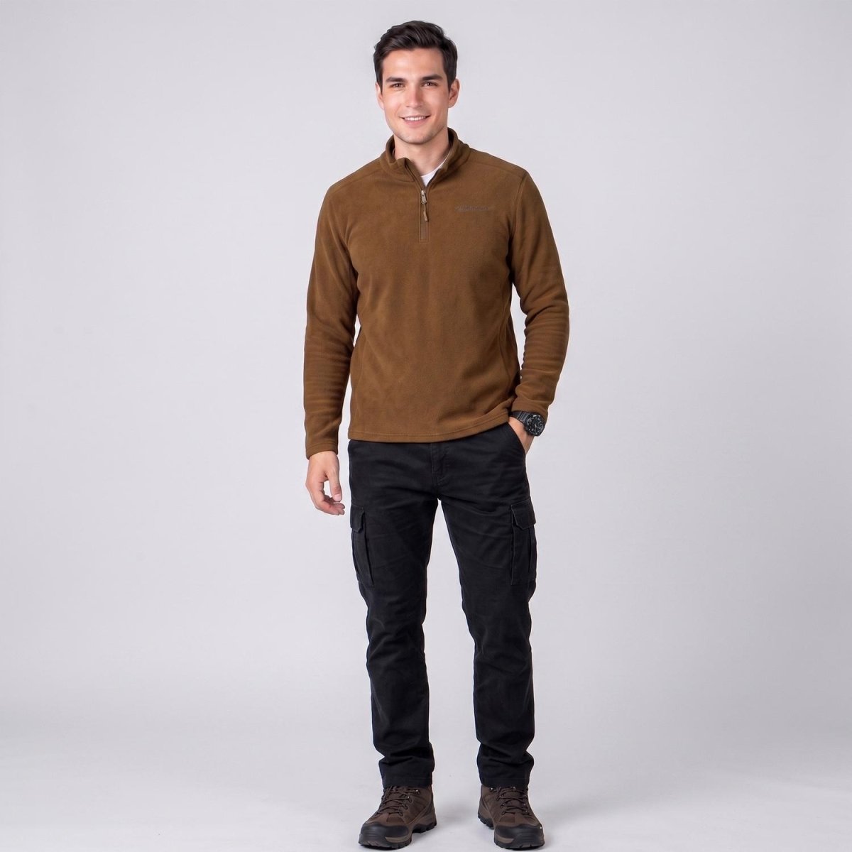 Sudadera Greenlander Fleece de Medio Cierre Hombre - Greenlander