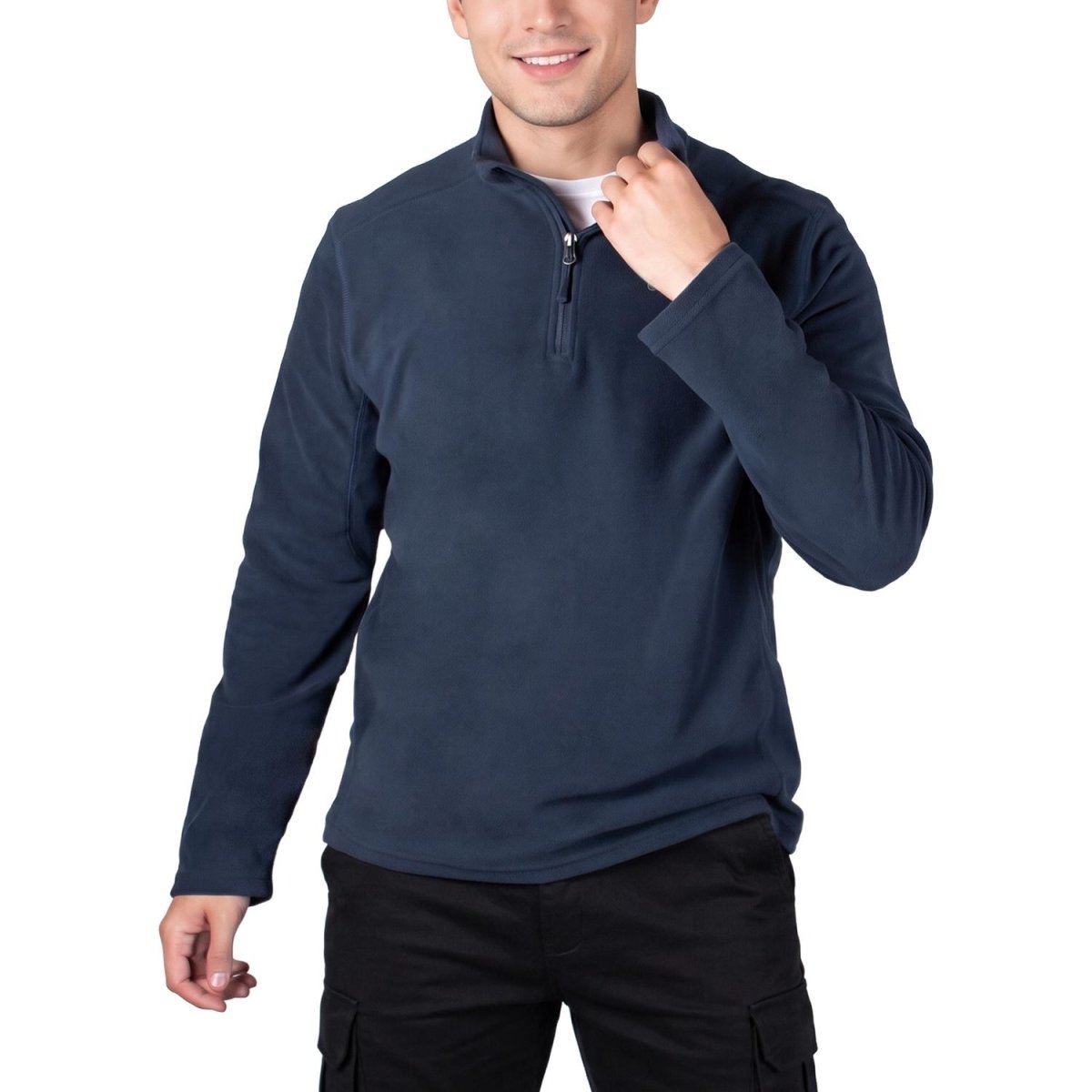 Sudadera Greenlander Fleece de Medio Cierre Hombre - Greenlander