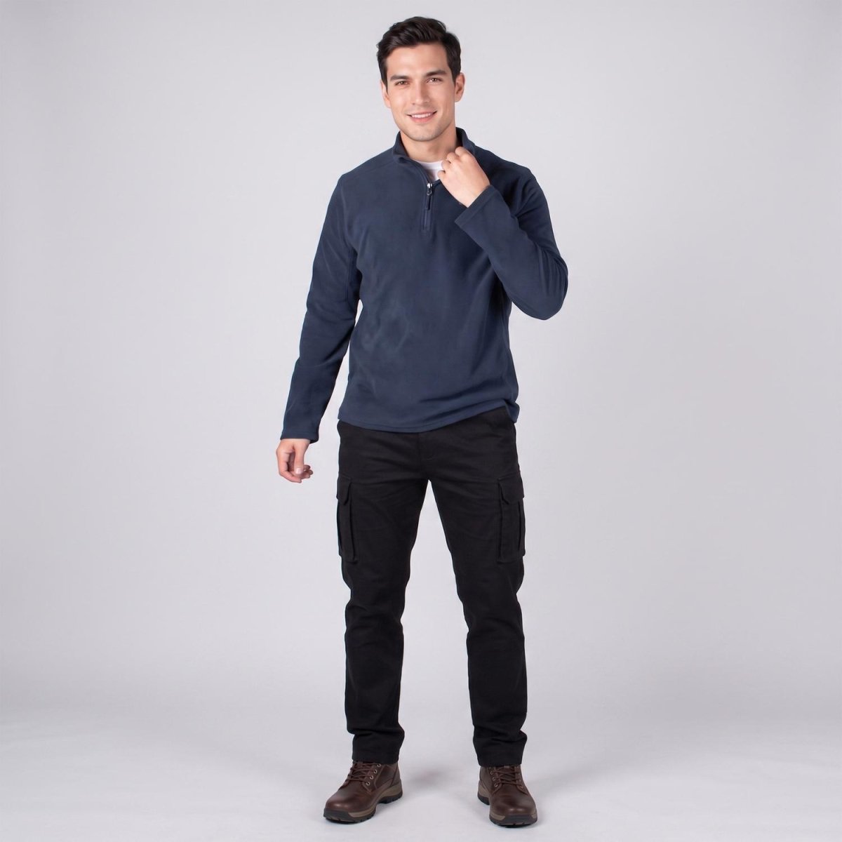Sudadera Greenlander Fleece de Medio Cierre Hombre - Greenlander