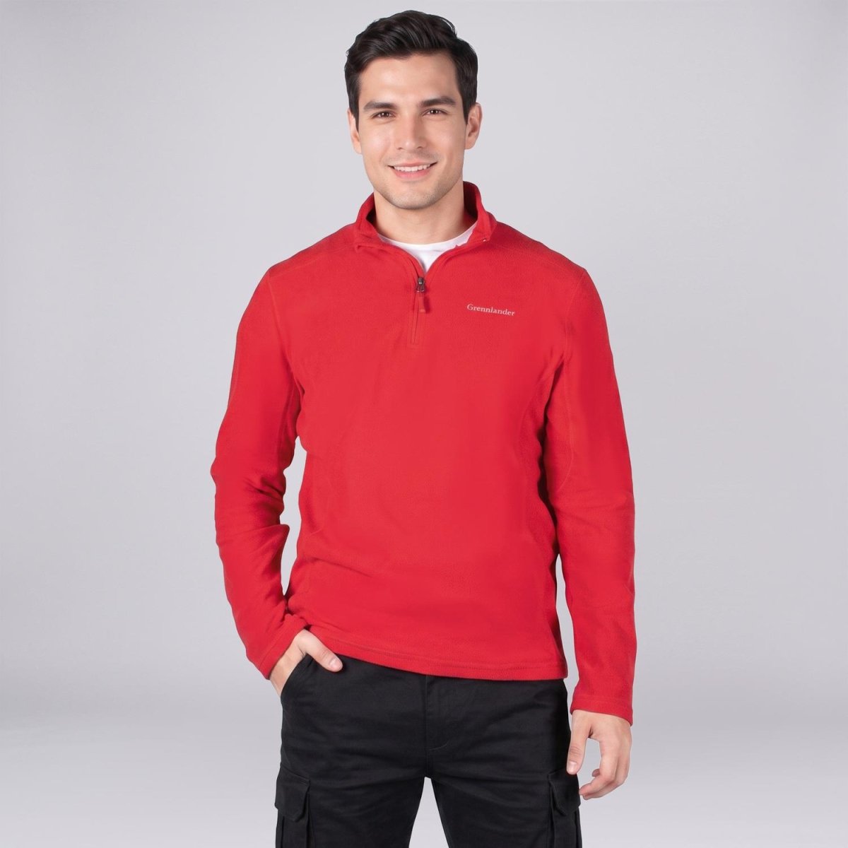 Sudadera Greenlander Fleece de Medio Cierre Hombre - Greenlander