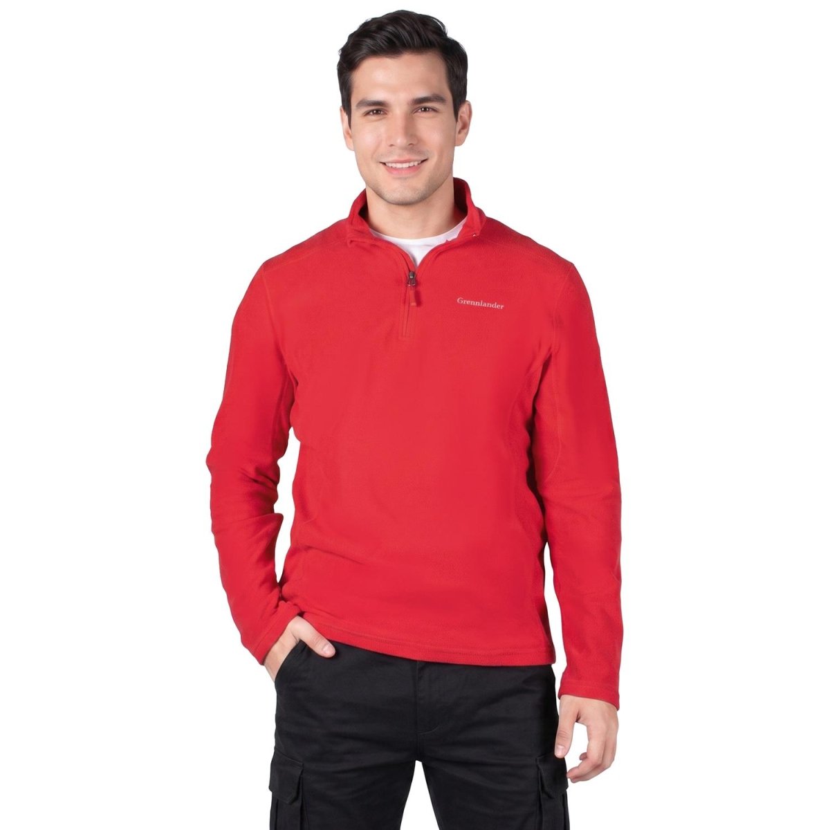 Sudadera Greenlander Fleece de Medio Cierre Hombre - Greenlander