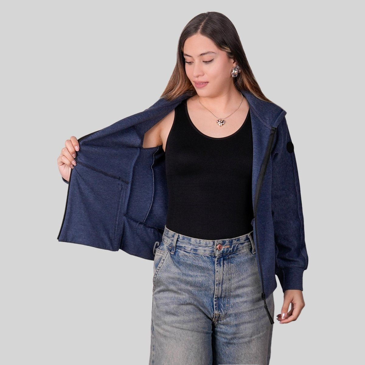 Sudadera Greenlander para mujer con capucha y bolsillos - Greenlander