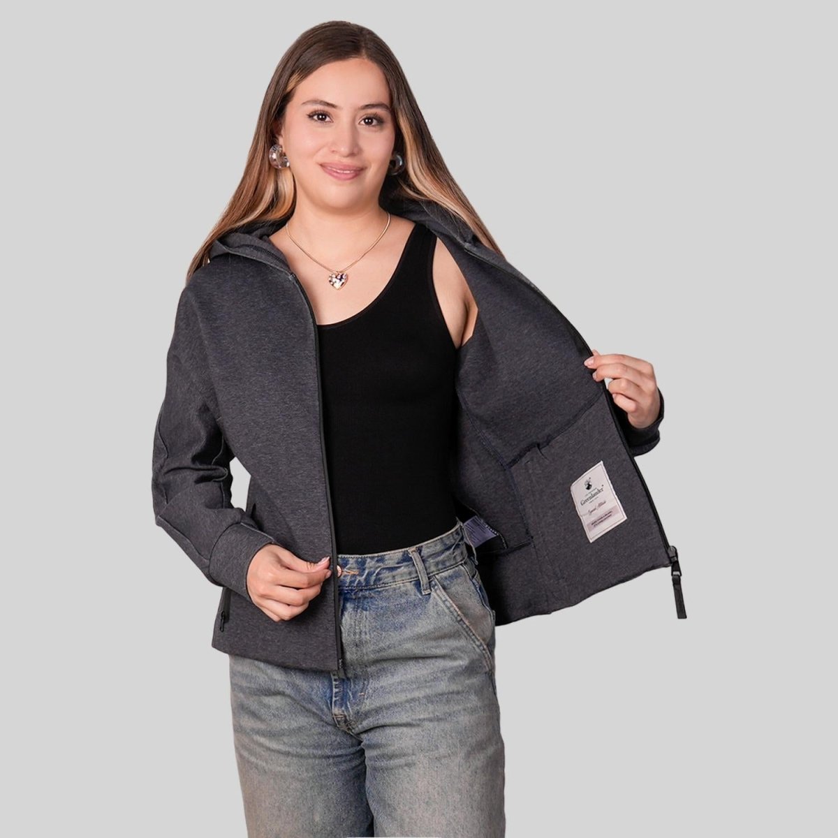 Sudadera Greenlander para mujer con capucha y bolsillos - Greenlander