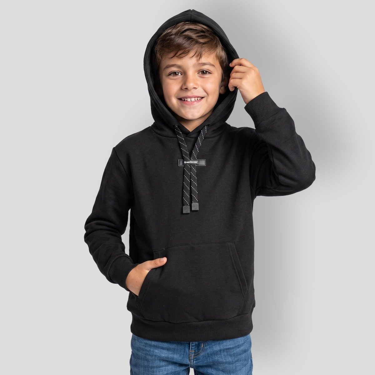 Sudadera Infantil Unisex con Capucha y Bolsa Canguro | Greenlander - Greenlander