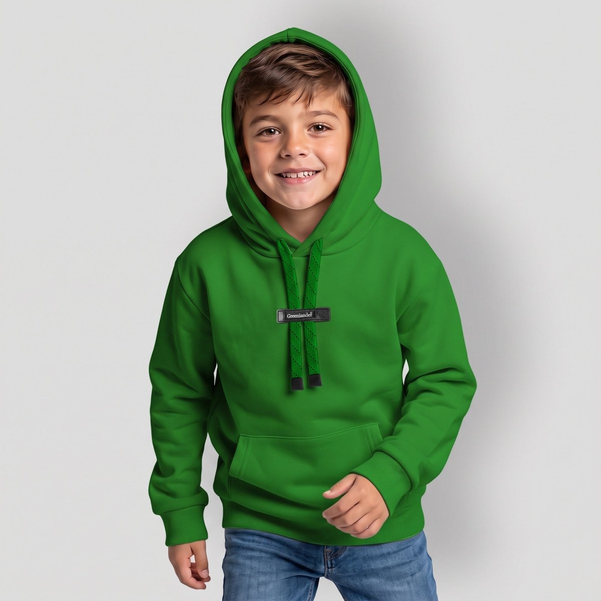 Sudadera Infantil Unisex con Capucha y Bolsa Canguro | Greenlander - Greenlander