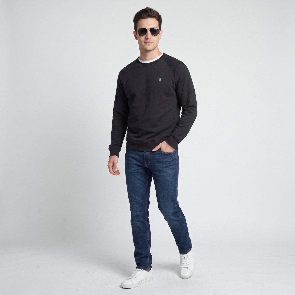 Sudadera para Hombre Cuello Redondo Manga Larga Casual | Greenlander - Greenlander