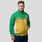 Sudadera Plus Size Deportiva de Brasil para Hombre Futbolera - Greenlander