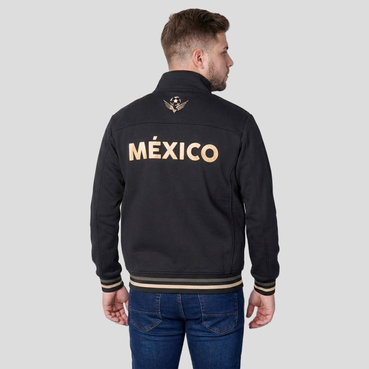 Sudadera Plus Size Deportiva de México para Hombre Futbolera - Greenlander