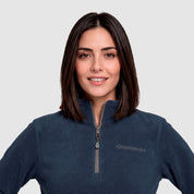 Sudadera Polar Fleece para Mujer con Cuello Alto y Medio Cierre | Greenlander