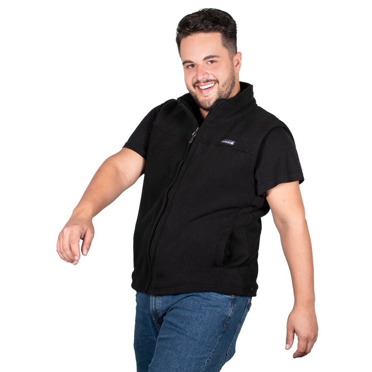 Chaleco Fleece Cuello Alto Hombre Plus Size - The Original Greenlander