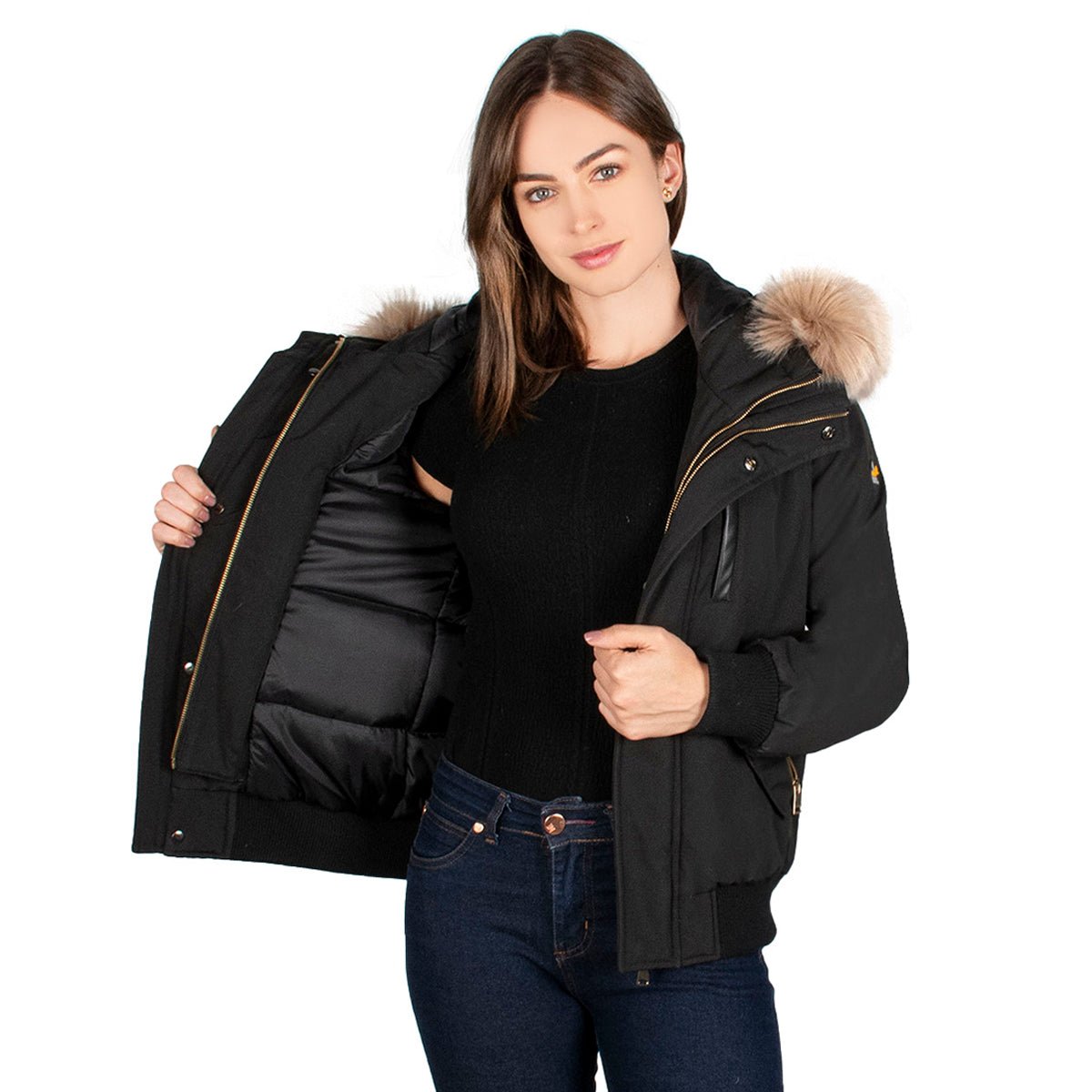 Chamarra Adventure Gorro En Fur Desmontable Mujer - The Original Greenlander