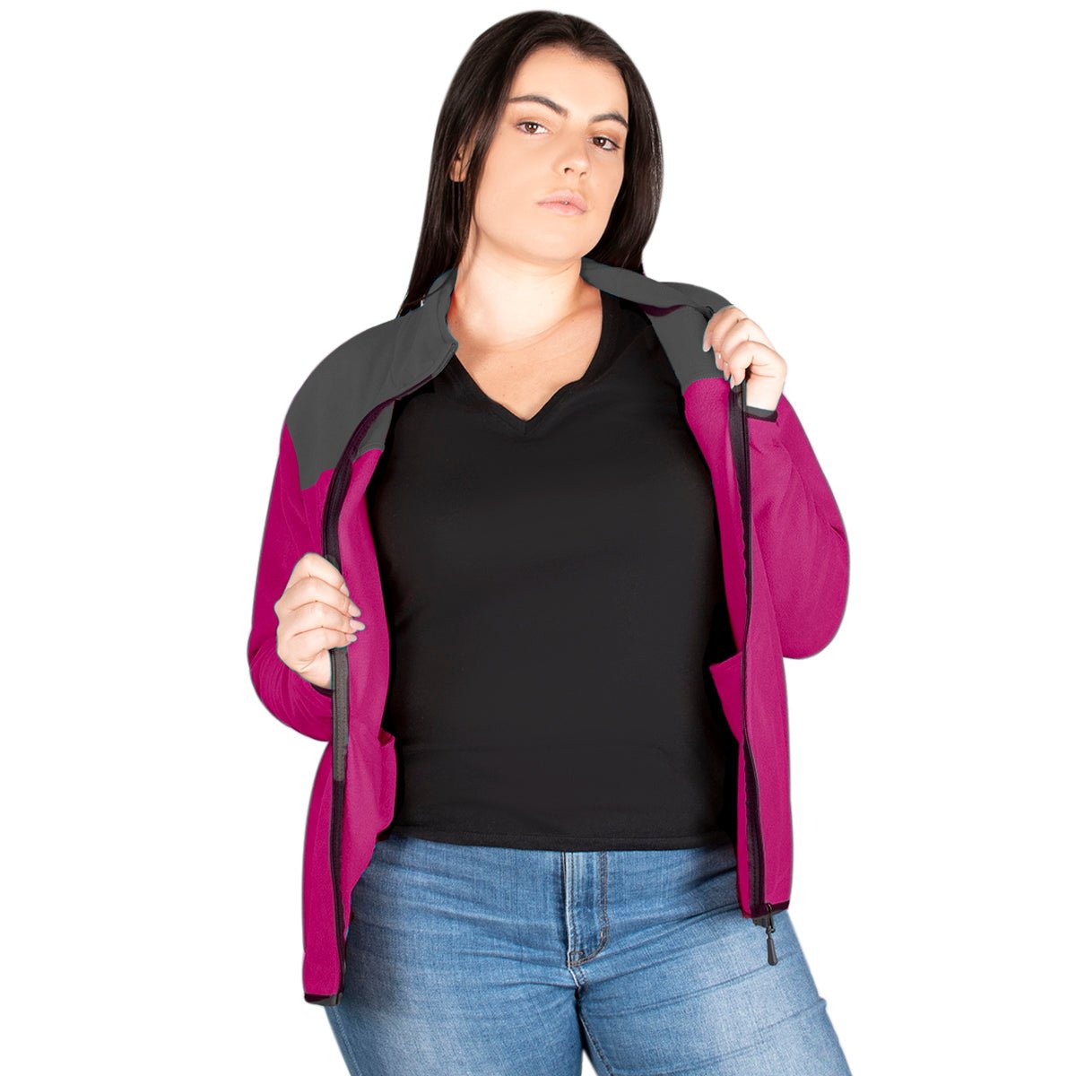 Chamarra Softshell Mujer Plus Size