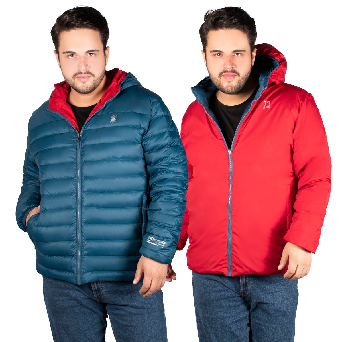 Chamarra Reversible Hombre Plus Size - The Original Greenlander