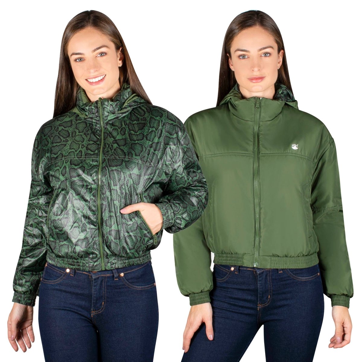 Chamarra bomber reversible Monograma Relief - Mujer - Ready to