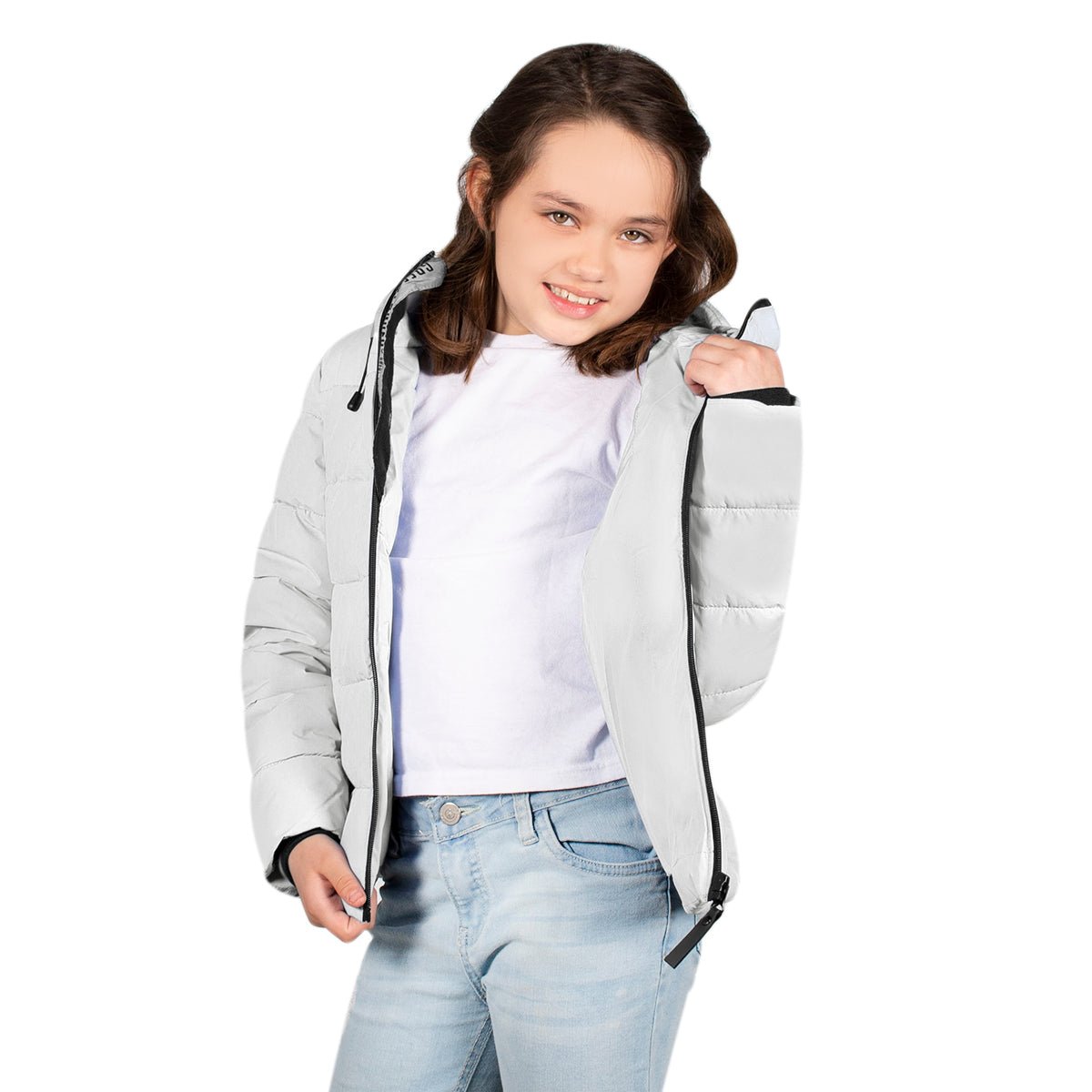 Chamarra Trendy Capitonada Niña - The Original Greenlander